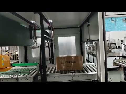 how automatic horizontal stretch wrapper for 300mm small box wrapping