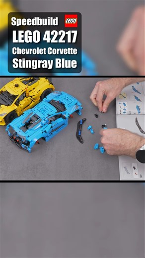 LEGO 42217 Speedbuild | LEGO Chevrolet Corvette Stingray Blue | Timelapse 42217 LEGO Technic 2026