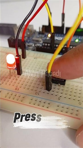 Arduino Button Input Test | Push Button + LED