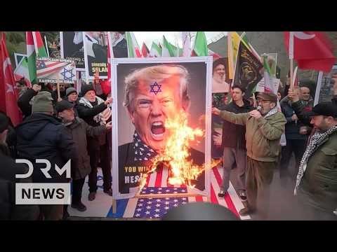 Anti-U.S. Protest in Istanbul: Trump & Netanyahu Posters Set on Fire Amid Tensions | AC1E
