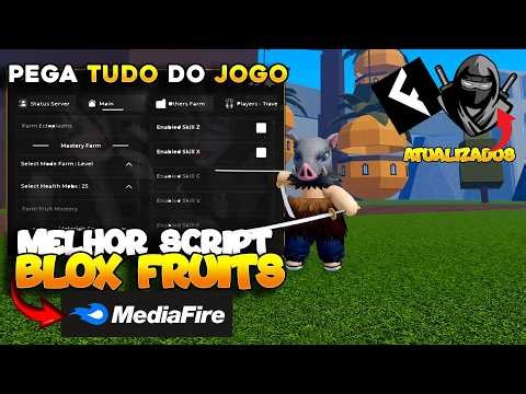 SAIU AGORA!!💥 NOVO SCRIPT BLOX FRUITS PARA CELULAR NOVAS FUNÇÕES AUTO FARM - (MOBILE e PC)
