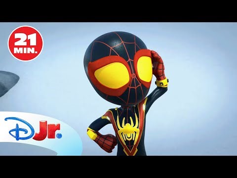 MARVEL SPIDEY Y SU SUPEREQUIPO: Los mejores momentos de Spidey y Zola 🤖 | @DisneyJuniorES