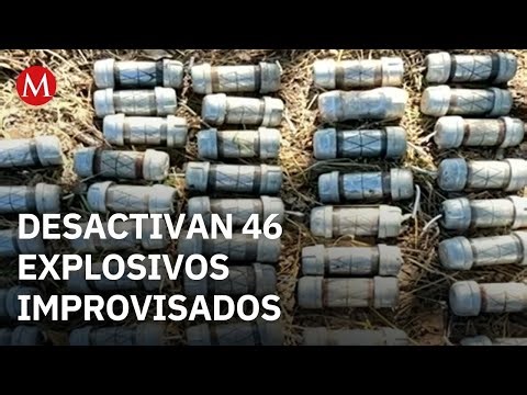 Aseguran laboratorio y destruyen 46 explosivos improvisados en Sinaloa