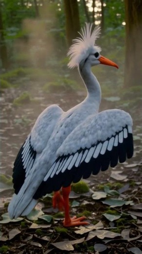 The Kagu: A Bird With Full Wings That Completely Forgot How to Fly 🪶