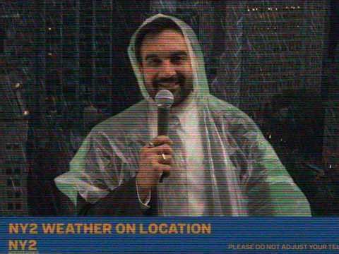 Reporting live: it's hurricane season
