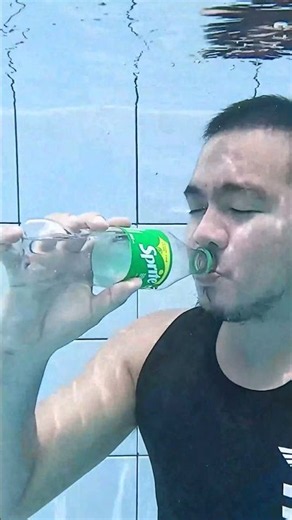 Burp Strawberry Yogurt vs Sprite vs Coke Underwater