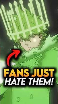 Black Clover Characters Who Get Too Much Hate! #blackclover #shorts