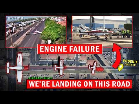 Plane Down on Main Street after Engine Failure | "They didn't hit anything!"