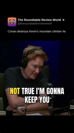 Conan destroys Kevin's mountain climber lie