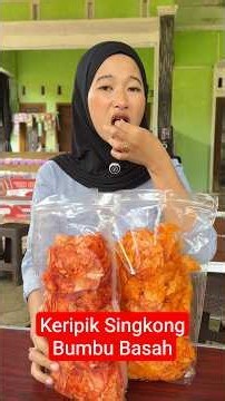 Keripik singkongbumbu basah pedas daun jeruk siPeDe 1KG #keripiksingkong #keripiksingkongbumbubasah