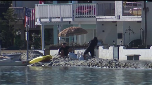 San Diego County wades through water after coastal flooding