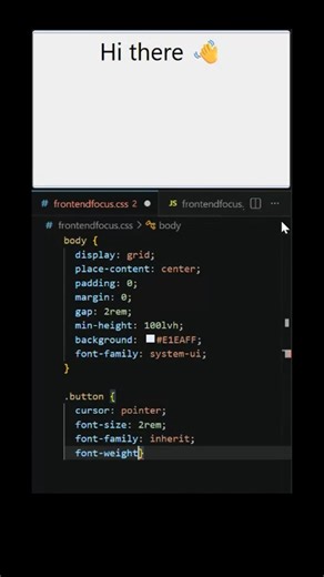 Glowing Button Hover Animation | HTML CSS JS UI Effect #shorts