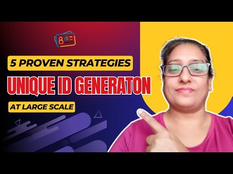 How do large-scale systems generate unique IDs without collisions?