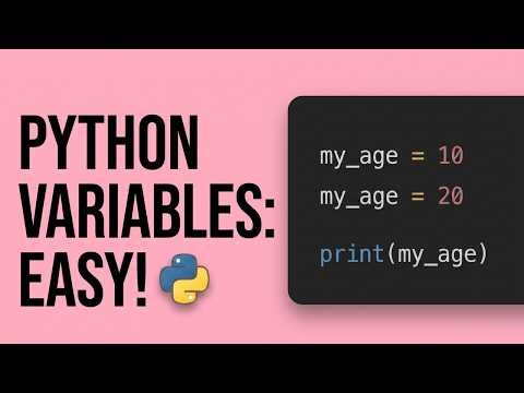 Python Variables Crash Course for Beginners