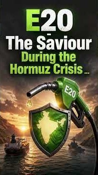 How E20 Ethanol Saved India During the Hormuz Crisis | Energy Security Explained | #BJP