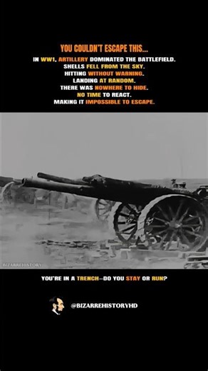 You Couldn’t Escape These Explosions #history #ww1