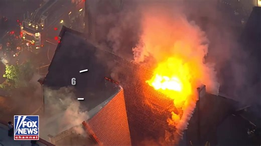 NEW VIDEO: A historic 138-year-old church in Queens goes up in flames, sending 6 firefighters to the hospital.The massive blaze tore through the 2-story church in Astoria as the roof collapsed, sending bricks crashing down onto firefighters battling the fire.A total of 84 units — more than 270 fire and EMS personnel — responded to the five-alarm blaze.