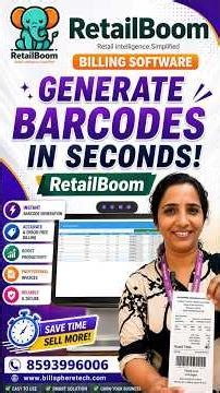 Barcode Label Printing Now Easy in RetailBoom POS | Fast Product Barcode Print for Shops#possoftware