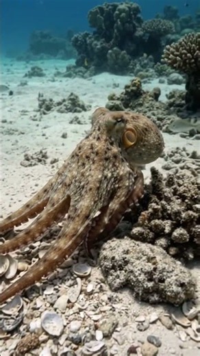 Can You Find the Camouflaged Octopus?