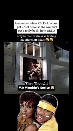THEY thought wouldn't notice THIS 😂| KELLY Rowland texting NELLY on Microsoft Excel | "Dilemma"