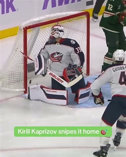 Kaprizov’s 10th goal of the season 🎯