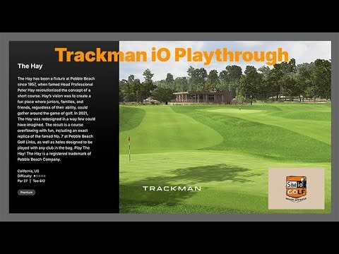 SIM IO - The Hay Playthrough - Virtual Golf 2 - TRACKMAN IO