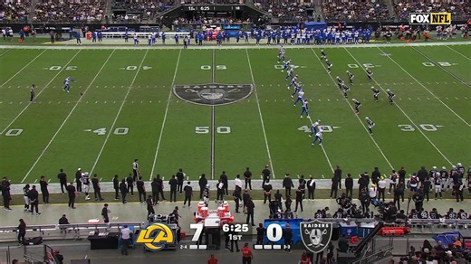 Dylan Laube's 42-yard kick return gets Raiders to midfield mark against Rams