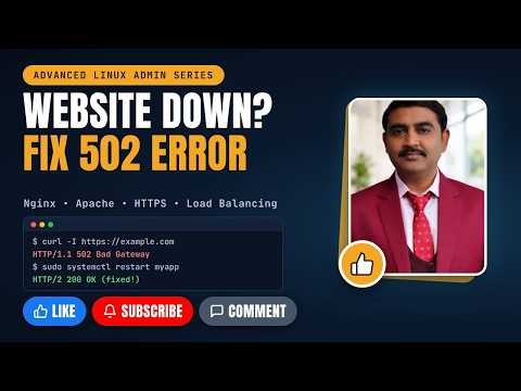 Fix 502 and 504 Errors: Complete Nginx and Apache Server Tutorial