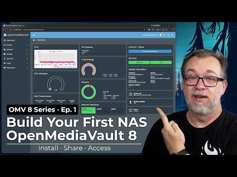 OpenMediaVault 8: Install, RAID, File Sharing & More - OMV 8 Series Ep. 1