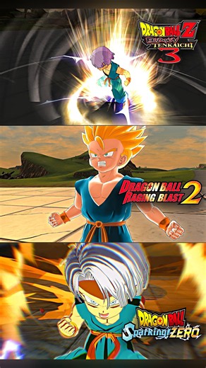 Kid Trunks' Transformation Evolution is AMAZING! 💥⚡BT3 vs RB2 vs SZ #sparkingzero DRAGON BALL #DBZ