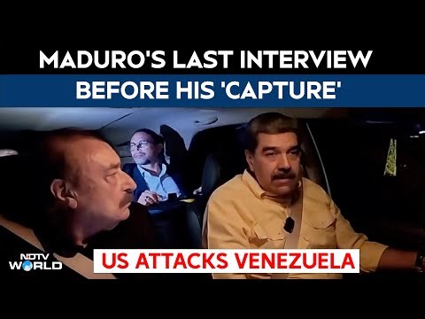Trump Maduro Captured | Venezuelan President Nicolas Maduro's Last Interview Before His Capture