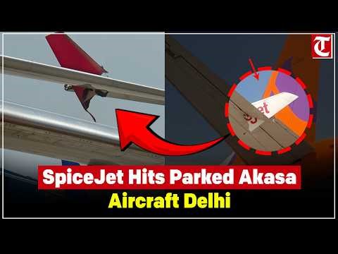 Delhi airport ground collision: SpiceJet jet hits parked Akasa aircraft, probe ordered