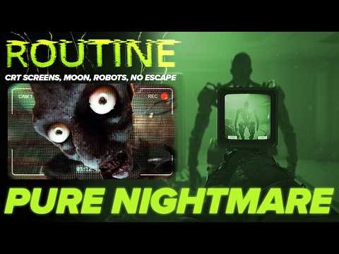 ROUTINE Full Game Walkthrough No Commentary | Alien Isolation Style Horror PART 1