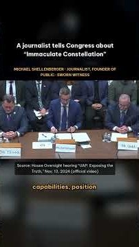 Nov. 2024: journalist Michael Shellenberger testifies about a document he says came from a governmen