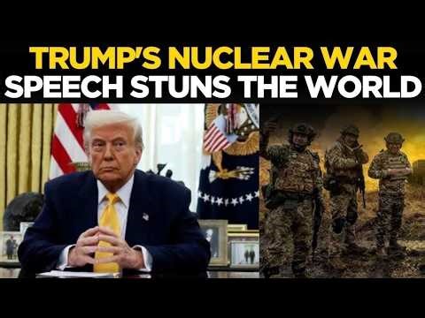 LIVE | ‘World War 3 In…’: Trump STUNNING Nuclear Warning Shocks World, Iran, Israel | FULL SPEECH