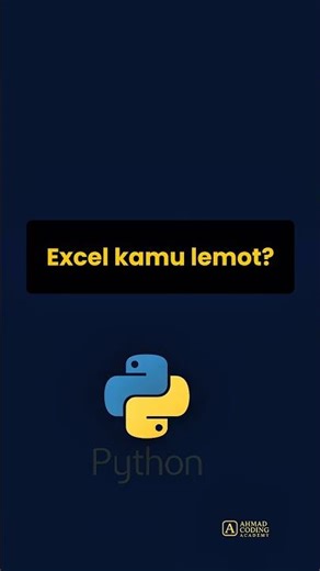 Excel Terlalu Berat? Ubah Jadi CSV!#python #coding #automation #excel #csv #tipskerja #shorts