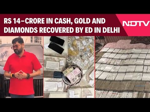 Delhi ED Raid | Cash, Suitcase With Gold, Diamonds: Probe Agency's Rs 14-Crore Haul In Delhi
