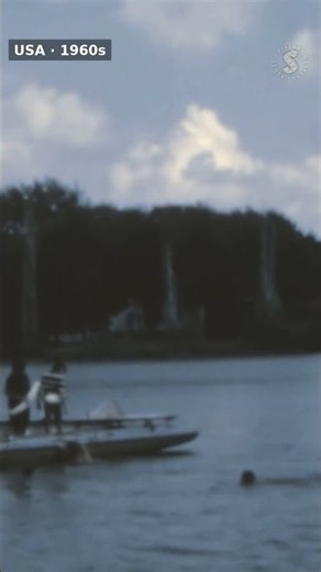 Biscayne Bay 1960s: Waterfront Boating and Dock Scenes #short #shorts