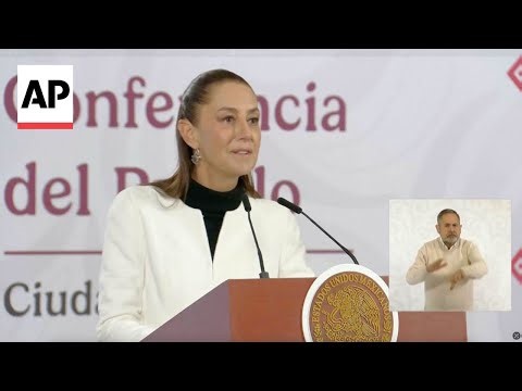 Earthquake interrupts briefing by Mexico President Claudia Sheinbaum