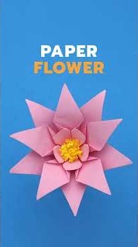 DIY Paper Flower 🌸 | How to Make a Beautiful Paper Flower | Easy Paper Craft