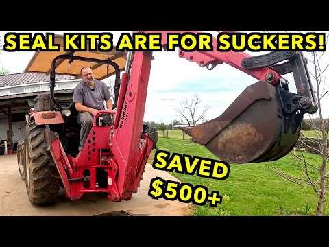 Why I Stopped Buying Hydraulic Seal Kits - Mahindra 511B Backhoe Overhaul.