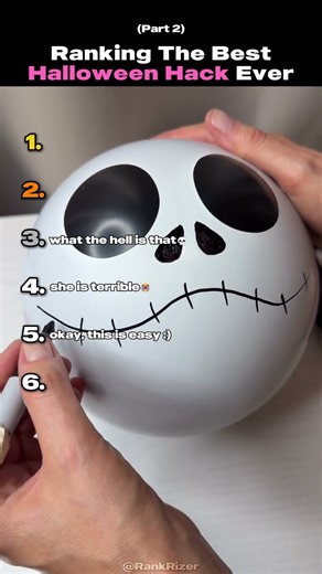 I Rank The Best Halloween Hack Ever (Part 2) #halloween #usa #shorts