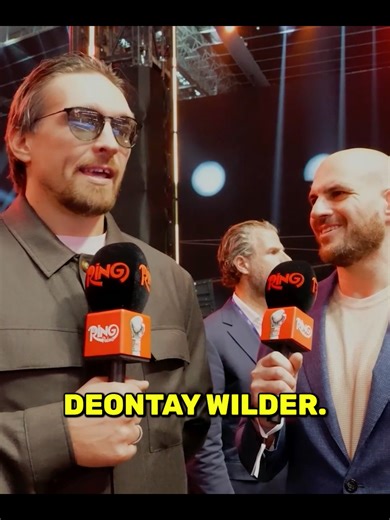 Usyk ONLY wants Deontay Wilder next!! Watch #InsideTheRing NOW on DAZN. @InsideRingShow | @RingMagazine #fight #boxing #fyp #viral