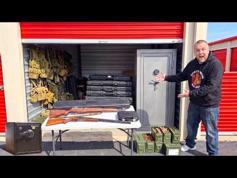 I Bought a GUN HOARDER’S Storage Unit FULL of Guns… + 2 MASSIVE Safes!