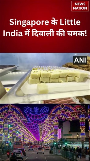 Deepavali Celebration Singapore: सिंगापुर के Little India में दीपावली की धूम, रंग-बिरंगी लाइट्स |