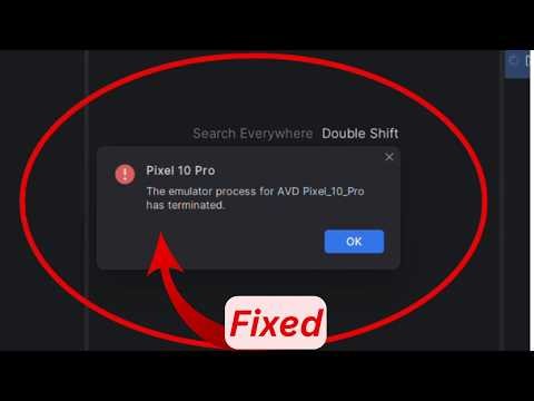 How to fix The emulator process for AVD has terminated error in Android Studio