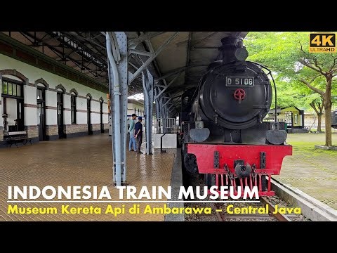 The Ambarawa Railway Museum❗Walking Around the Museum of Train in Indonesia - Central Java