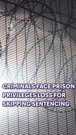 Judges in England and Wales could strip prison privileges from criminals who skip sentencing