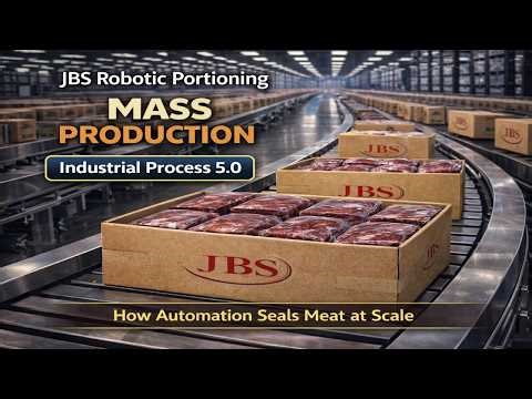 JBS USA's Automated Meat Processing | From Raw to Packaged in Seconds
