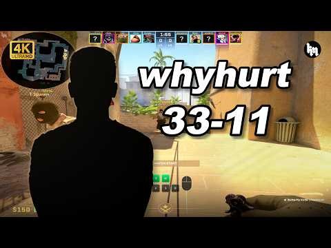 FACEIT EU TOP5🔥whyhurt 33-11 | avg 3.4K ELO | Mirage POV | Sep 17, 2026